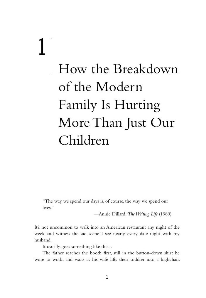 The opening page of Chapter 1