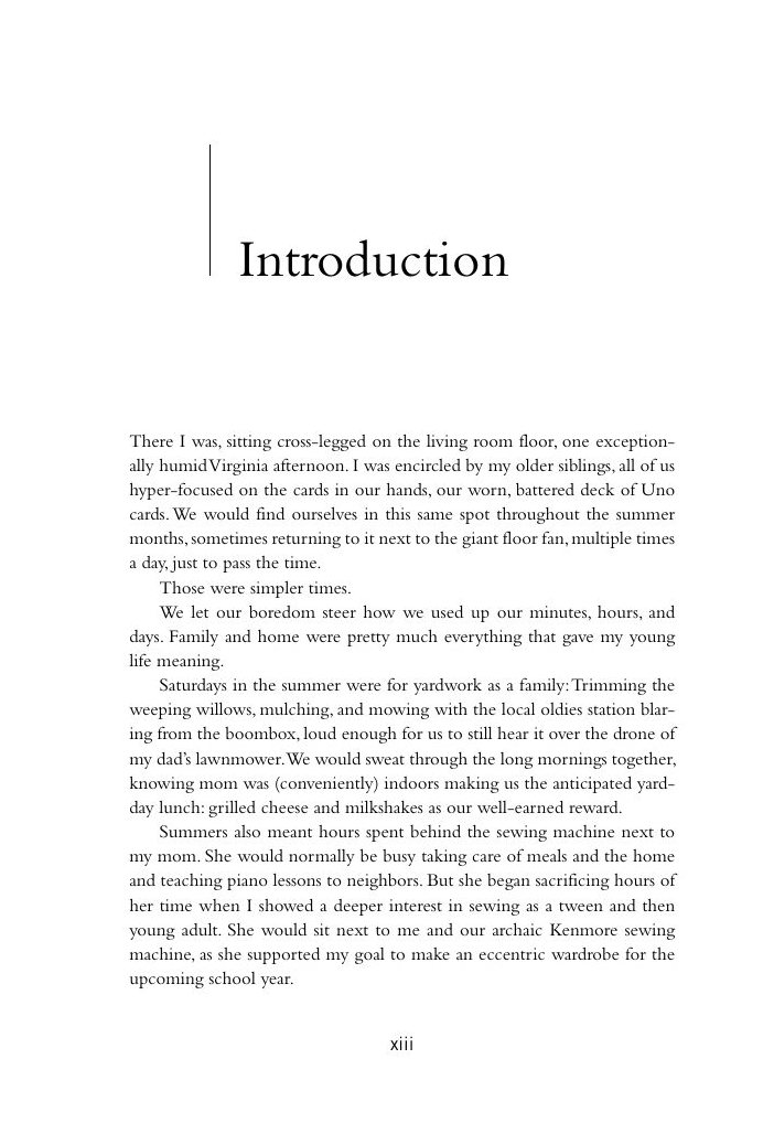 The first page of the Introduction